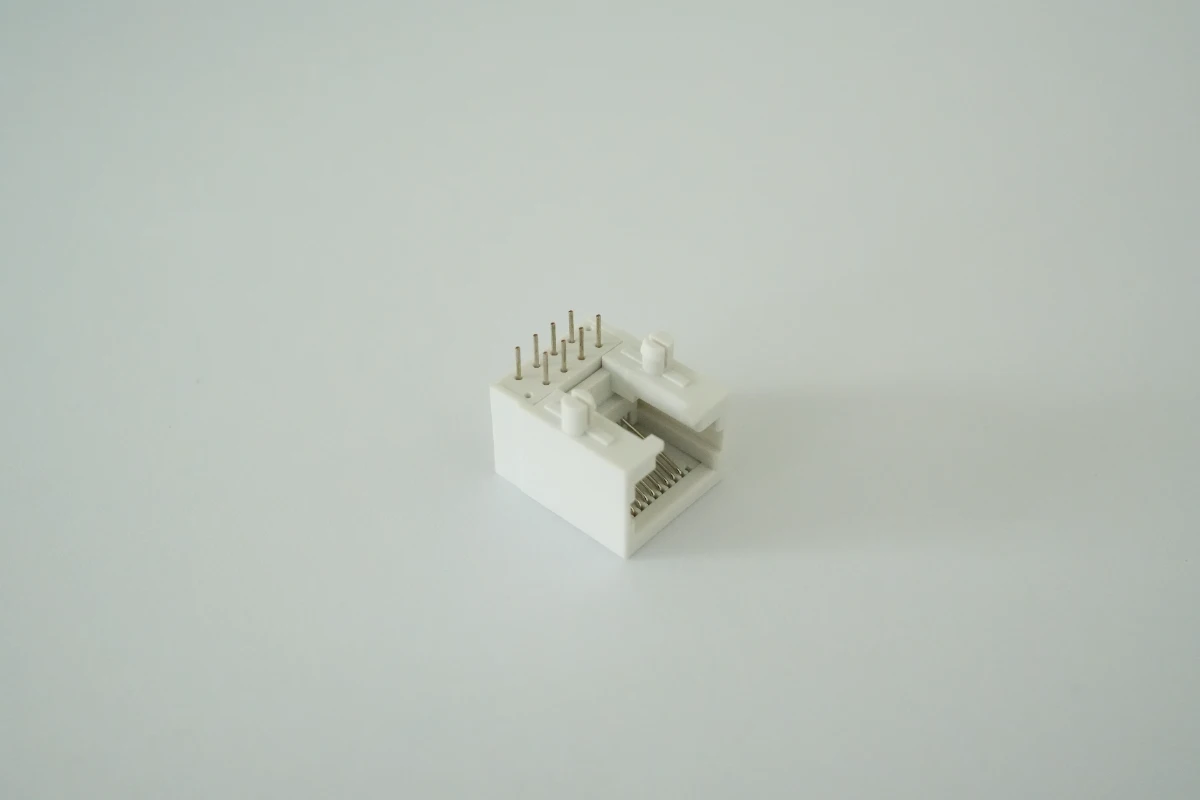 RJ45 8P8C 全塑卧式网络接口母座 2