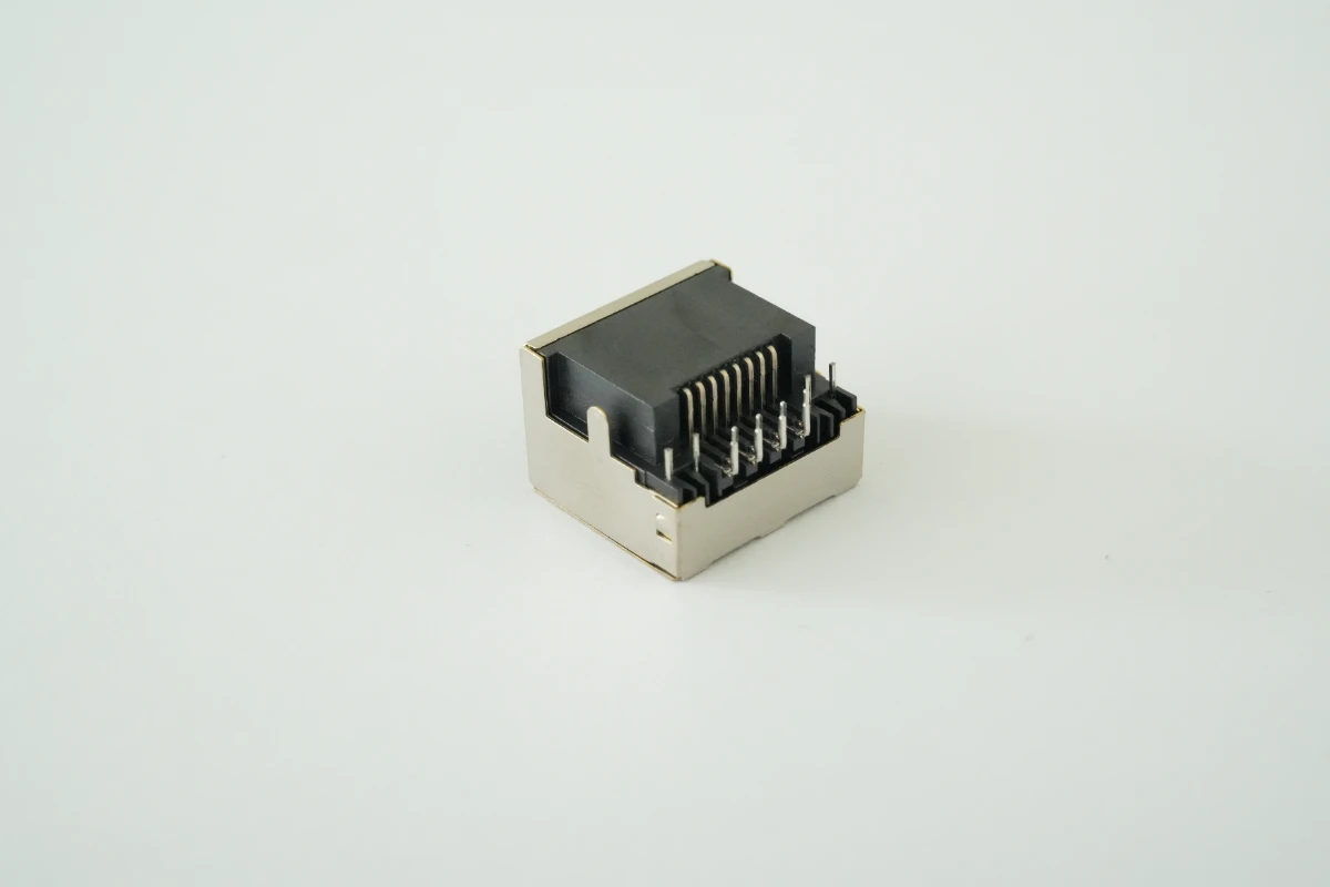 RJ45 8P8C 立式SMT网络接口母座 3
